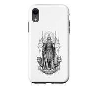 Custodia per iPhone XR Tyr Norse War Justice Wolf Rune Mitologia Opera d'arte