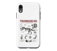 Custodia per iPhone XR Tyrannosaurus Rex Fossil Guide Museo Anatomia Arte