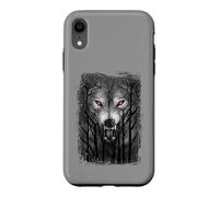 Custodia per iPhone XR Ufficiale Spiral Forest Wolf Gothic Fantasy