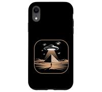 Custodia per iPhone XR UFO Piramide Aliena Antico Mistero Rapimento Spazio Uomini Donne