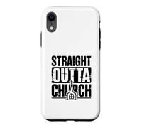 Custodia per iPhone XR Umorismo basato sulla fede divertente della Chiesa Straight Outta
