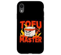 Custodia per iPhone XR Umorismo vegano sul karate di Tofu Master Angry Ninja