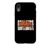 Custodia per iPhone XR Un bisonte in Badlands South Dakota Colorato Formazioni rocciose