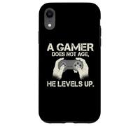 Custodia per iPhone XR Un giocatore non invecchia, sale di livello lustiges Gaming