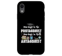 Custodia per iPhone XR Un giorno sarò il protagonista e l'insegnante di inglese antagonista