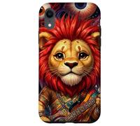 Custodia per iPhone XR Un leone pop è venuto da un mondo diverso