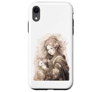 Custodia per iPhone XR Una donna che indossa un kimono tradizionale giapponese che sogna sogni diurni leggeri e fragili