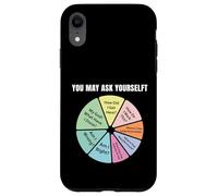 Custodia per iPhone XR Una volta in una vita grafico a torta divertente regalo matematico
