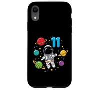 Custodia per iPhone XR Undicesimo Compleanno Astronauta Pianeti 11° Carino Spazio Adorabile