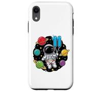 Custodia per iPhone XR Undicesimo Compleanno Astronauta Pianeti 11° Carino Spazio Adorabile