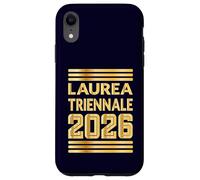 Custodia per iPhone XR Universitario 2026 Laurea Triennale