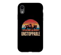 Custodia per iPhone XR Unstoppable Buffalo Bison Outdoor Vintage Graphic