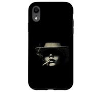 Custodia per iPhone XR Uomo Misterioso Con Sigaretta In Cappello Fedora