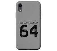Custodia per iPhone XR USS Constellation CV-64 - Portaereo stile invecchiato