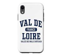 Custodia per iPhone XR Valle della Loira Francia Valle dei Mille Castelli Stampa Navy