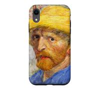Custodia per iPhone XR Van Gogh Autoritratto con Cappello di Paglia Pittura Art Pittore
