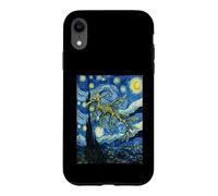 Custodia per iPhone XR Van Gogh Notte stellata Leafy Sea Dragon Art