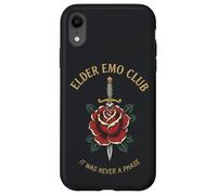 Custodia per iPhone XR Vecchio Emo Club Rose Retro