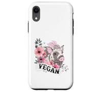 Custodia per iPhone XR Vegano, non mangio i miei amici - Animale Vegetariano Mondo Pace