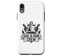 Custodia per iPhone XR Vela e Rum Crew Divertente Sailing Captain Sailor