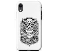 Custodia per iPhone XR Veles Simbolo Rune Slavo Pagano Sciamano Totem Arte