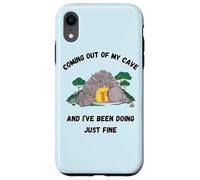 Custodia per iPhone XR Venendo fuori dalla mia caverna e sto facendo solo belle canzoni