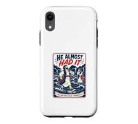 Custodia per iPhone XR Versetto con scritta in inglese "He Almost Had It Just Keep Your Eyes Up