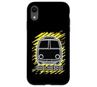 Custodia per iPhone XR Viaggia e goditi Vintage Van Retro Road Trip