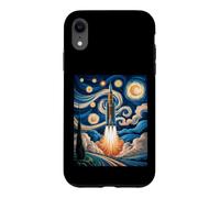 Custodia per iPhone XR Viaggio di fisica della squadra scientifica del lancio del razzo dello Space Shuttle Nerdy