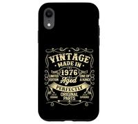 Custodia per iPhone XR Vintage 1976 Made Or Born In 1976 Original Parts Birthday