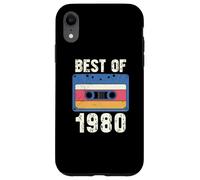 Custodia per iPhone XR Vintage 1980's Kid Retro Born In the 1980 Cassette