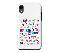 Custodia per iPhone XR Vintage Be Kind To All Kinds Bugs Insect Lover Kindness