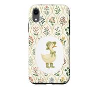 Custodia per iPhone XR Vintage Cottagecore Duck Dainty Whimsy Garden