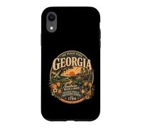 Custodia per iPhone XR Vintage Georgia Peach State Southern Roots