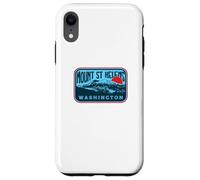Custodia per iPhone XR Vintage Mount Saint Helens Washington Retro Style Volcano