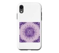 Custodia per iPhone XR Viola Lavanda Mandala Floreale