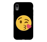 Custodia per iPhone XR Viso che soffia un bacio