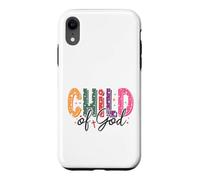 Custodia per iPhone XR Vivace design con lettere stellate e fede cristiana