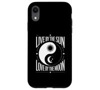 Custodia per iPhone XR Vivi vicino al sole Amore vicino alla luna