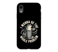Custodia per iPhone XR Voglio essere l'intero problema Trash Frog