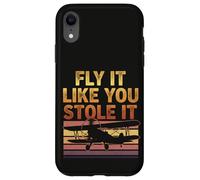 Custodia per iPhone XR Vola come se l'avessi rubato Pilot Retro