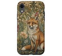 Custodia per iPhone XR Volpe rossa in un vecchio stile inglese giardino vintage