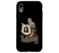 Custodia per iPhone XR Volto di Gesù Cristo Cattolico