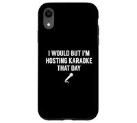 Custodia per iPhone XR Vorrei Ma Hosting Karaoke Quel Giorno - Karaoke Divertente