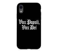 Custodia per iPhone XR VOX POPULI VOX DEI FRASE LATINA