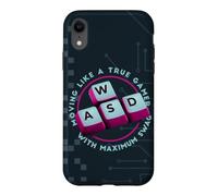 Custodia per iPhone XR WASD si muove come un vero design della tastiera da giocatore