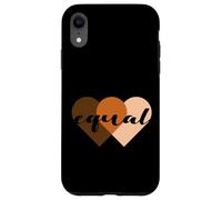 Custodia per iPhone XR We Are All Equal One People One Heart, Equality Unity Hearts