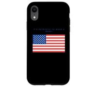 Custodia per iPhone XR Wearing a Mask is Patriotic