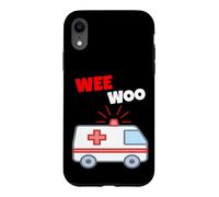 Custodia per iPhone XR Wee Woo Funny Ambulance EMR EMS Paramedic First Responder