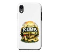 Custodia per iPhone XR Weekend Kubb Warrior regalo per giocatori di scacchi